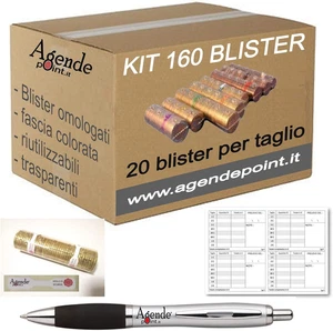 KIT160 Blister Contenitori per Monete Euro 160 Pezzi Assortiti (20 Pezzi per Tag - Foto 1 di 12