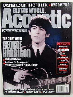 2001 Guitar World Acoustic #49 – Special Collector’s Issue - George Harrison Foto 1 de 2