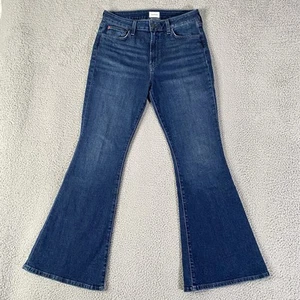 Hudson Heidi High Rise Flare Jeans Womens 29 (30x31) Blue Dark Bootcut Boho Y2K - Picture 1 of 11