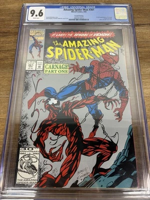 Amazing Spider-Man #361 segunda impresión CGC 9,6 páginas blancas Foto 1 de 3