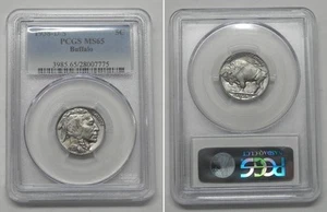 1938-D/S Buffalo Nickel 5c, PCGS MS65  #7775 - Picture 1 of 1