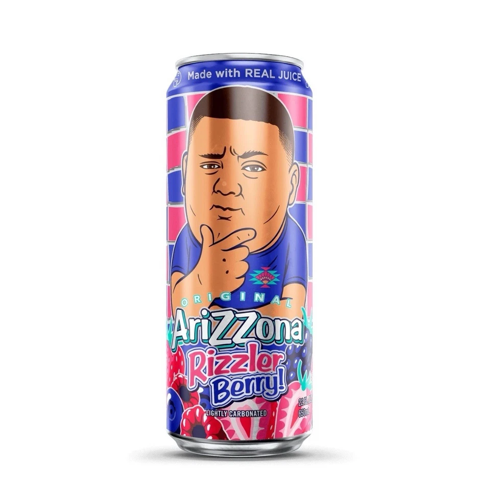 Cóctel de jugo de bayas AriZZona The Rizzler 22 oz. Big Can nuevo 2025 Limited Foto 1 de 1