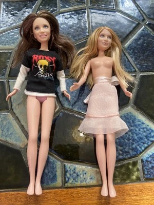 Vintage 2001 MARY-KATE as Roxy & ASHLEY as Jane New York Minute Dolls Mattel - Image 1 of 4