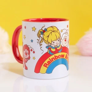 Official Rainbow Brite And Sprites Red Handle Mug - Picture 1 of 4