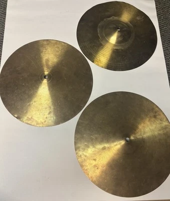 ¡Platillos sin marca! "Juego de 14"" Hi-Hat, 16"" Crash y un platillo Splash de 13""" Foto 1 de 4