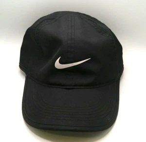 Nike Featherlight Dri-Fit Mütze schwarz leicht Laufen verstellbar Cap - Bild 1 von 6