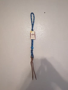 WEAVER QUIRT WITH WRIST LOOP AND LEATHER POPPER - Picture 1 of 6