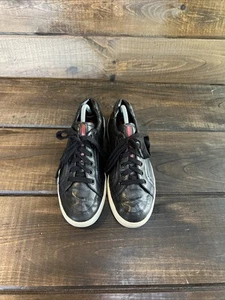Scarpe sneakers basse Prada nere in pelle uomo taglia 7 - Foto 1 di 14