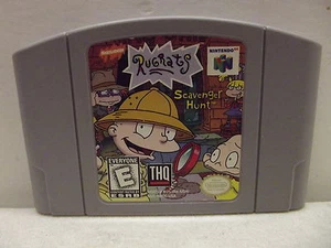 CARTUCHO DE JUEGO NNINTENDO 64 RUGRATS SCAVENGER HUNT SOLAMENTE - Imagen 1 de 2