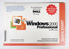 Vintage Microsoft Windows 2000 SP3 KEIN COA VERSIEGELT NEUES PAKET mit CD