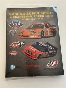 2006 NASCAR Busch Series & Craftsman Truck Series @ Milwaukee Mile Race Program - Picture 1 of 1