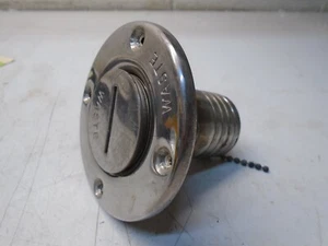 N3e Chrome Marine Boat Waste Cap Non-Locking 1.5" Perko - Picture 1 of 2