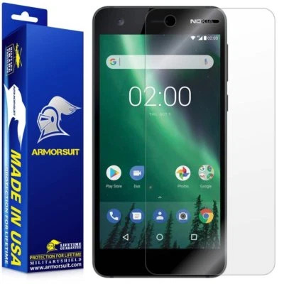 [2-Pack] ArmorSuit MilitaryShield Nokia 2 Full Coverage Screen Protector - Image 1 of 4