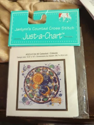 Celestial by JanLynn Just-A-Chart cross stitch pattern - Image 1 of 3