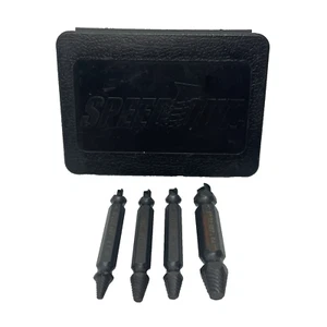 Screw Extractor Drill Bit Set - Ontel Speed Out Cobalt  - 4Pc #1-4 - Used - Picture 1 of 20