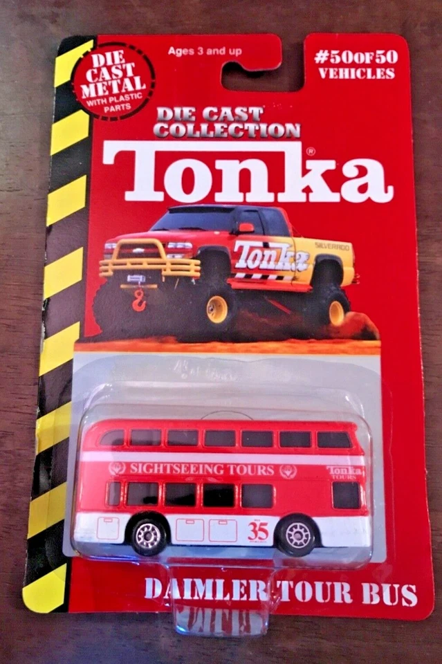 Tonka Die Cast Collection Daimler Tour Bus 50/50 Red VHTF!  - Image 1 of 1