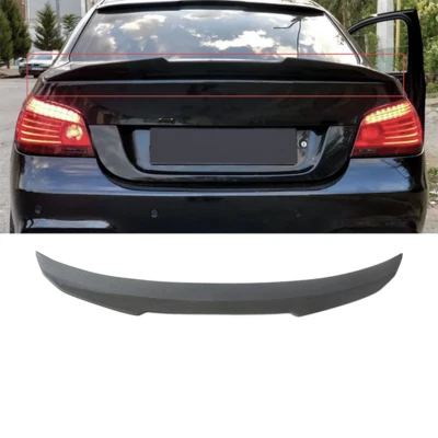 Fit 2004-2010 BMW 5-Series 550i E60 Sedan Carbon Trunk Spoiler Wing PSM Style Foto 1 de 4