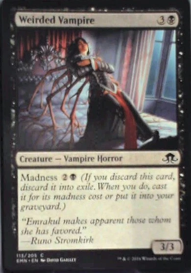 Weirded Vampire - Eldritch Moon: #113, Magic: The Gathering - Image 1 of 1