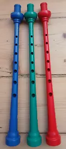 McCallum Original Plastic Pipe Chanters Highlands cornamusa pipe blu, verde, rosso - Foto 1 di 8