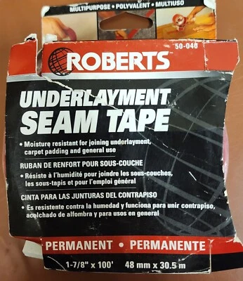 Инструмент для напольного покрытия Roberts Underlayment Seam Tape красный ширина 1–7/8 дюйма - Изображение 1 из 4