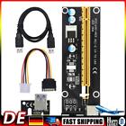 PCIe Riser VER006 PCI Express 1x to 16x Adapter 15-Pin to 4 Pin Power for Miner 