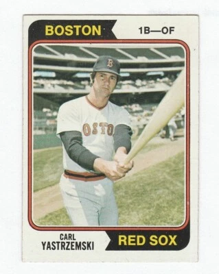 1974 Topps #280 CARL YASTRZEMSKI HOF con 26 cartas Boston Red Sox Team Set Foto 1 de 4