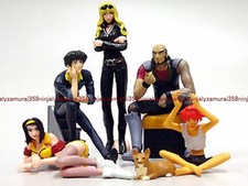 Cowboy Bebop mini figure set of 5 official anime julia ed ein faye jet spike