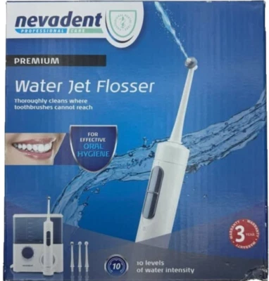 Nevadent Professional Care Premium Water Jet Flosser with 4 Tips