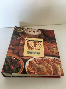 Cookbook Homestyle Recipes Made Easy Binder with Recipe cards - Picture 1 of 8