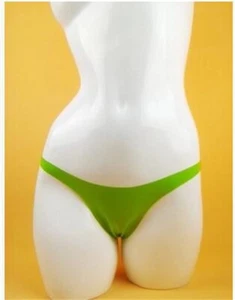 Women's Latex Rubber G-String Thong Briefs Panties Swimsuit 0.4mm - Picture 1 of 5