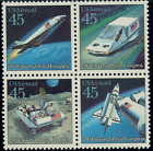 USA - 1990 - Airmail - Block - The 20th UPU Congress - 45¢ x4 - #4145