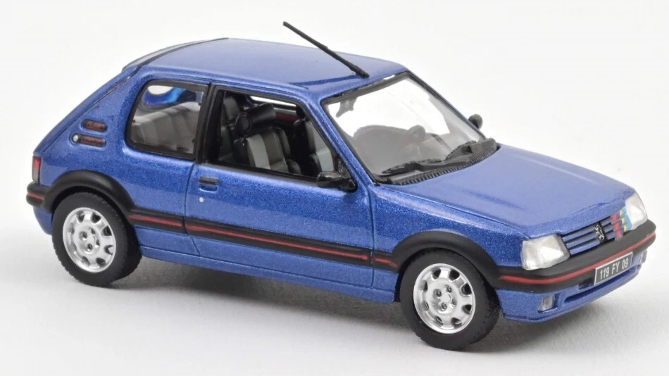 NOREV COLLECTORS 1 43 AUTO DIE CAST PEUGEOT 205 GTI 1.9 1992 BLU ART 471737