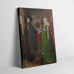 The Arnolfini Portrait (The Arnolfini Wedding) Jan van Eyck, Canvas Art Print - Picture 1 of 3