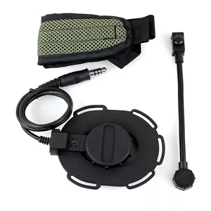 40-60db Earpiece Headset Headphone Airsoft Mic Radio For Bowman Elite II HD03 B - Zdjęcie 1 z 9