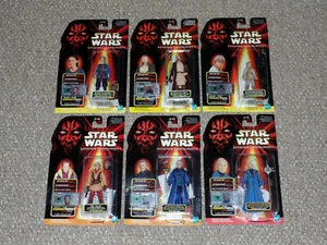 1990s Hasbro Star Wars - Episode I: The Phantom Menace Lot of 6 New MOC Figures - Picture 1 of 10