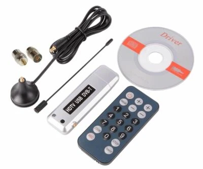 Usb DVB-T TV Tuner Digital Receiver HDTV Remote Control Dongle Stick Laptop PC - Bild 1 von 2