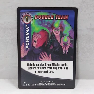 Marvel X-Men #53 Power Up Double Team Trading Card WOTC 2000 TCG CCG - Image 1 of 4
