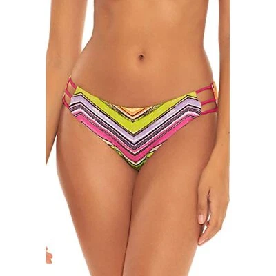 Parte inferior de bikini hipster lateral con lengüeta Sara Becca by Rebecca Virtue talla mediana $68 Foto 1 de 4
