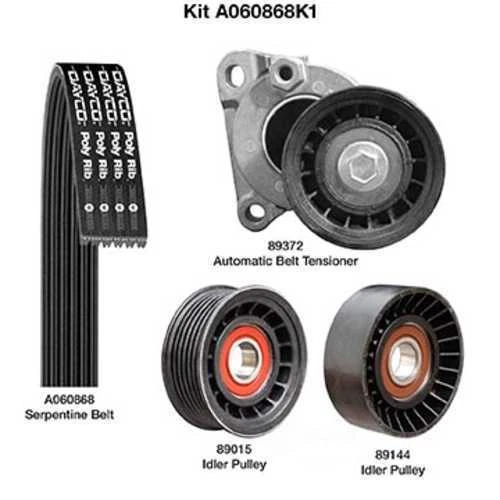 Componente de transmisión por correa Serpentine para Mercury Milan 2010-2011 Dayco Products LLC Foto 1 de 1