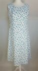 Robe midi vintage C&A polyester extensible polka point sans manches taille M