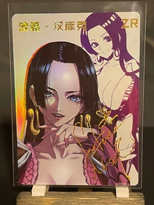 Goddess Story CCG Holo Foil Waifu Anime ZR Signature Cards - Boa Hancock - Picture 1 of 2