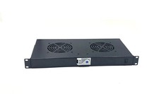 Raising Electronic Rack Mount 2-Fan Cooling 1 Unit 2 Fan For It Server Cabinet