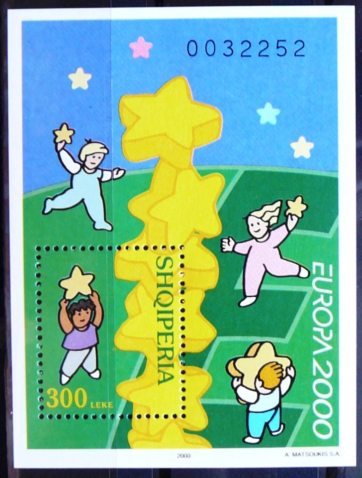 Albania Sheet - Europa'2000 - MNH.  - Image 1 of 1