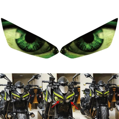 Calcomanía adhesiva de protección de faros de motocicleta para Kawasaki Z1000 2014 2015 2016 Foto 1 de 4
