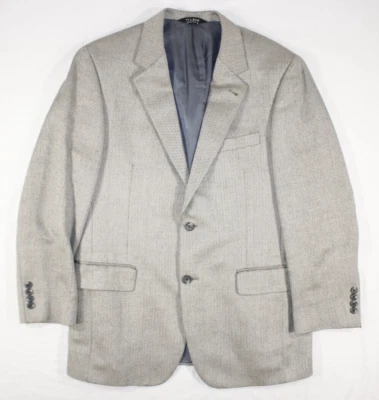 Jos. A. Blazer Bank Para Hombre 41 Seda Cabello Camello Deportivo Abrigo Chaqueta Gris Espiga Foto 1 de 4