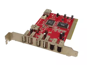 VIA G-P504 USB 2.0 FIREWIRE COMBO KONTROLLER KARTE PCI #GK9438 - Bild 1 von 1