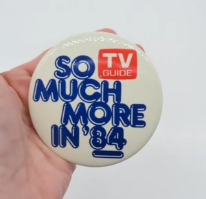 TV Guide So Much More In '84 Advertising Pin - Picture 1 of 8