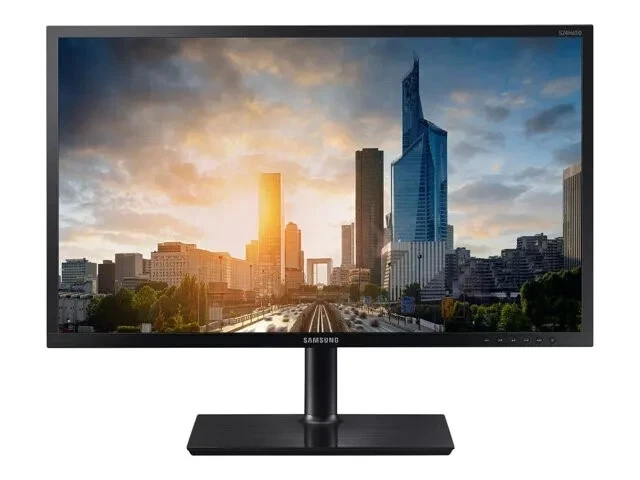 SAMSUNG S27E450D 27" LED MONITOR 1920 X 1080 FHD DP, DVI & VGA PORT WITH STAND - Image 1 of 4