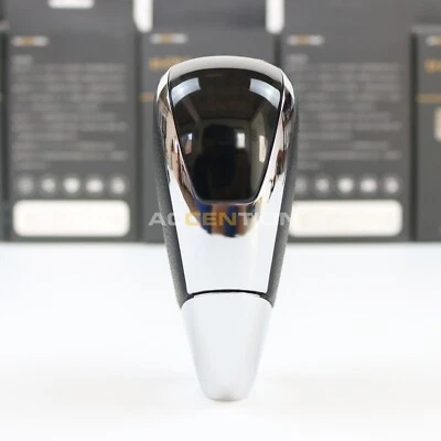 Pomo de cambio de marchas automático de cuero negro para Nissan MURANO 2015-2022 Foto 1 de 4