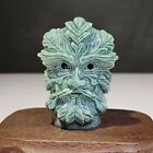 Pierre brute minérale naturelle Xiu jade, sculpture à la main, dieu arbre